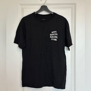 Anti Social Social Club Black Tee (Size: M)
